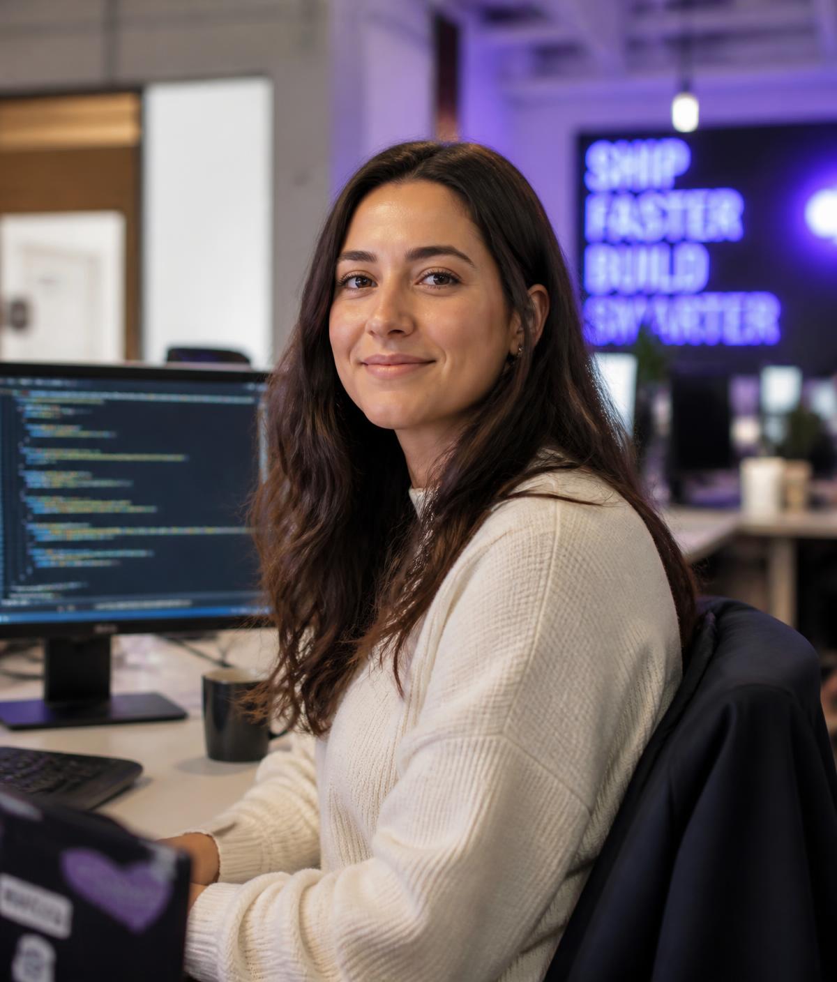 A senior engineer from the talent bench